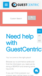 Mobile Screenshot of help.guestcentric.com